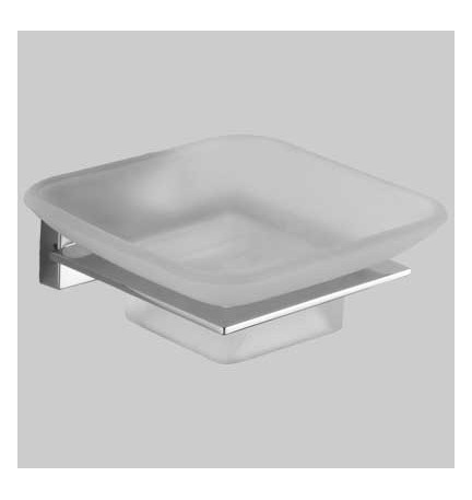 PORTASAPONE GIULIA - Cromo - vetro