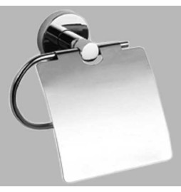 PORTA ROTOLO CHIUSO CAROL - Cromo