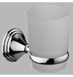 PORTABICCHIERE SARA - Cromo - vetro