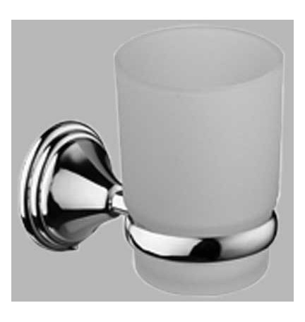 PORTABICCHIERE SARA - Cromo - vetro