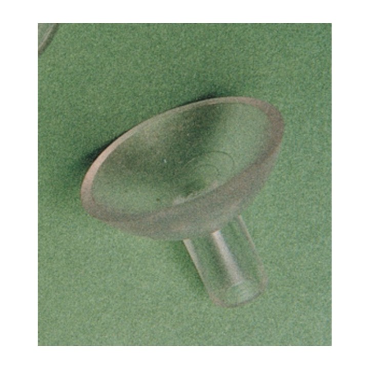 SC VENTOSA C/GAMBO D 15 MM TRASPARENTE 10 PZ