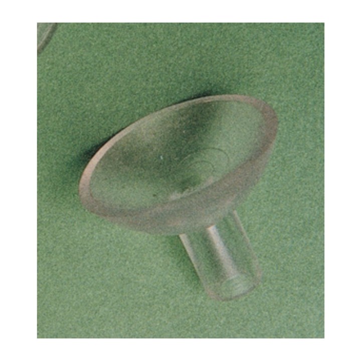 SC VENTOSA C/GAMBO D 20 MM TRASPARENTE 10 PZ