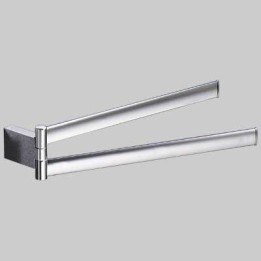 PORTASALVIETTE A SNODO KENT - Ottone Cromato Cm 37
