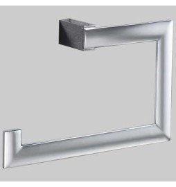 PORTASALVIETTE AD ANELLO KENT - Ottone cromato Cm 23