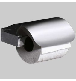 PORTAROTOLO CHIUSO KENT - Ottone Cromato Cm 15