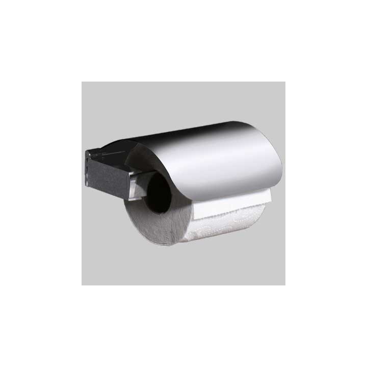 PORTAROTOLO CHIUSO KENT - Ottone Cromato Cm 15