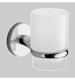 PORTABICCHIERE VERMONT - Ottone Cromato-Vetro