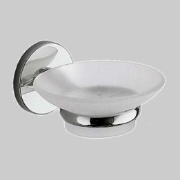 PORTASAPONE VERMONT - Ottone Cromato-Vetro