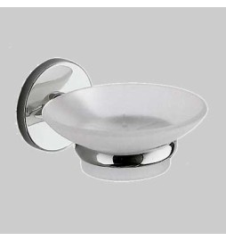 PORTASAPONE VERMONT - Ottone Cromato-Vetro