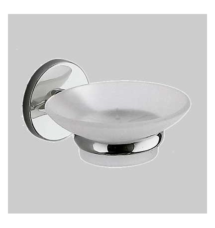 PORTASAPONE VERMONT - Ottone Cromato-Vetro