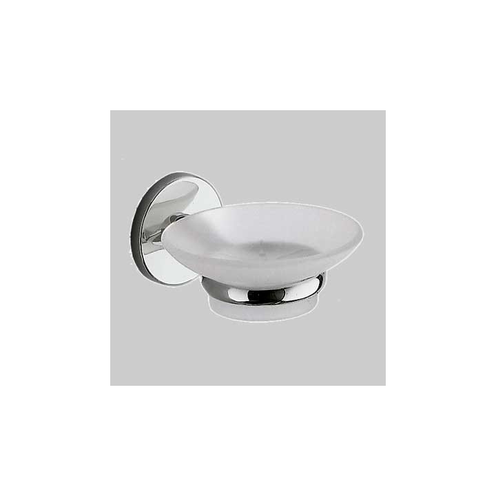 PORTASAPONE VERMONT - Ottone Cromato-Vetro