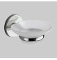 PORTASAPONE VERMONT - Ottone Cromato-Vetro