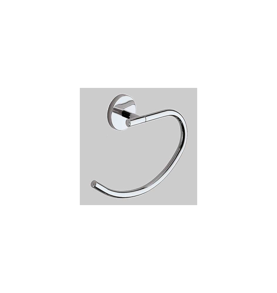 PORTASALVIETTE AD ANELLO VERMONT - Ottone cromato