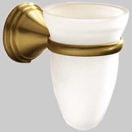 PORTABICCHIERE ROMANCE - Ottone Bronzato-Vetro