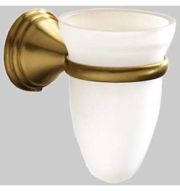 PORTABICCHIERE ROMANCE - Ottone Bronzato-Vetro