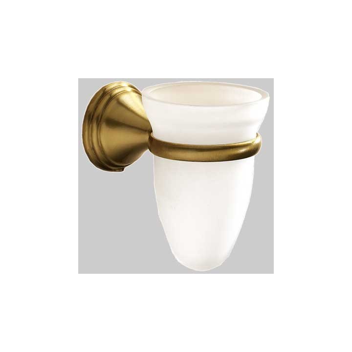 PORTABICCHIERE ROMANCE - Ottone Bronzato-Vetro