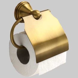 PORTAROTOLO CHIUSO SERIE ROMANCE - Ottone bronzato