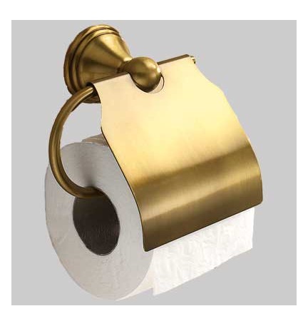 PORTAROTOLO CHIUSO SERIE ROMANCE - Ottone bronzato