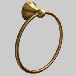 PORTASALVIETTE AD ANELLO ROMANCE - Ottone bronzato
