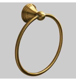 PORTASALVIETTE AD ANELLO ROMANCE - Ottone bronzato