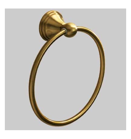 PORTASALVIETTE AD ANELLO ROMANCE - Ottone bronzato
