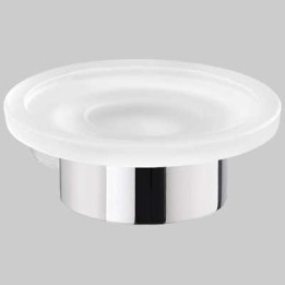 PORTASAPONE PIRENEI - Ottone Cromato-Vetro