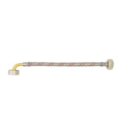 FLESSIBILE INOX PER ELETTRODOMESTICI DN 10 CON CURVA cm 200 FF 3/4x3/4