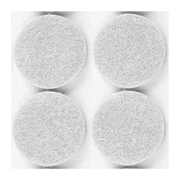 FELTRINO ADESIVO SEDIA BIANCO D 28 MM CF 6 PZ