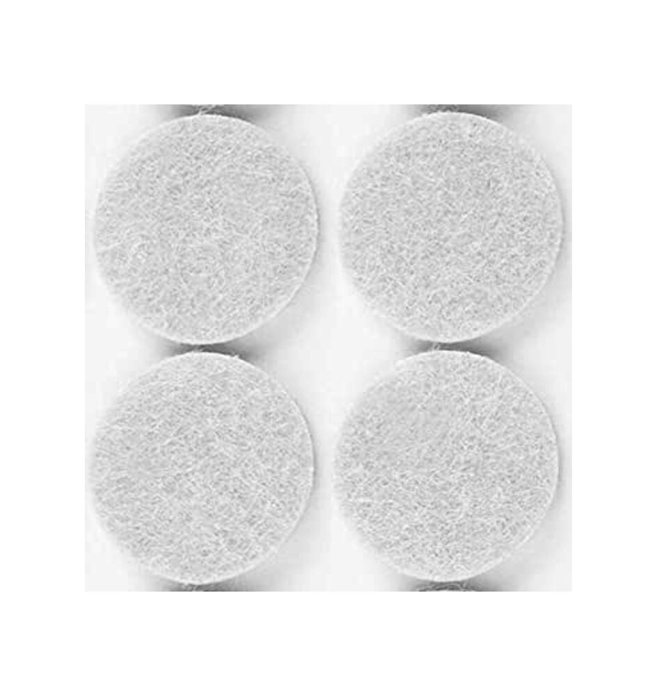 FELTRINO ADESIVO SEDIA BIANCO D 28 MM CF 6 PZ