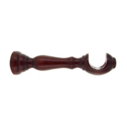 SUPPORTO LEGNO P/BASTONE CILIEGIO 25 CM 2 PZ
