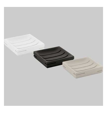 PORTASAPONE QUADROTTO NERO