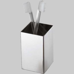 PORTASPAZZOLINI NEMESIA ACCIAIO INOX LUCIDO