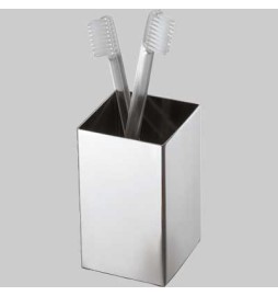 PORTASPAZZOLINI NEMESIA ACCIAIO INOX LUCIDO