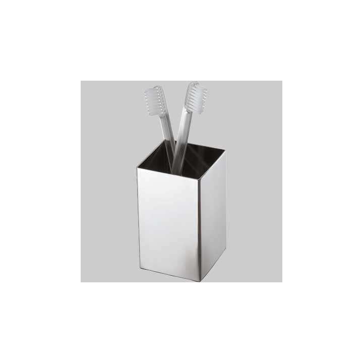 PORTASPAZZOLINI NEMESIA ACCIAIO INOX LUCIDO