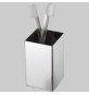 PORTASPAZZOLINI NEMESIA ACCIAIO INOX LUCIDO