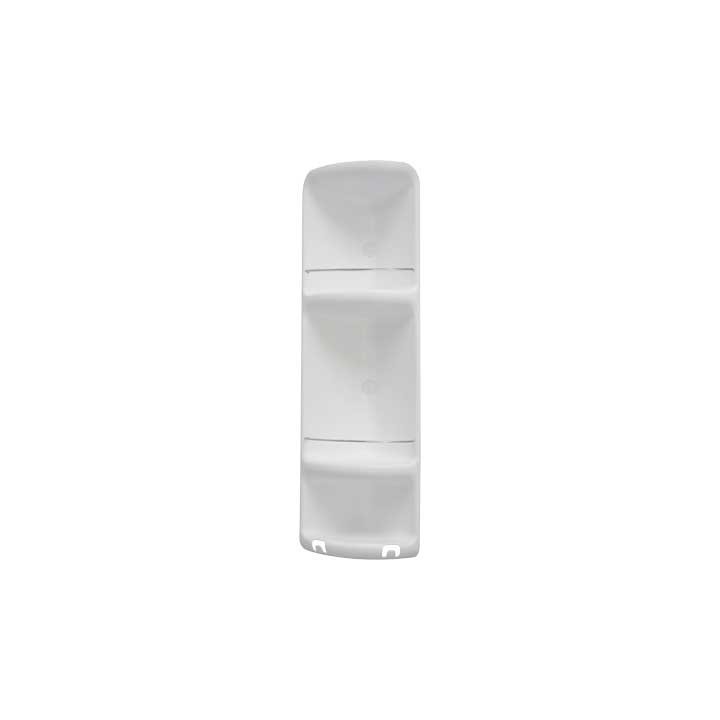 ANGOLIERA DOCCIA 3 RIPIANI CAESAR - Polipropilene