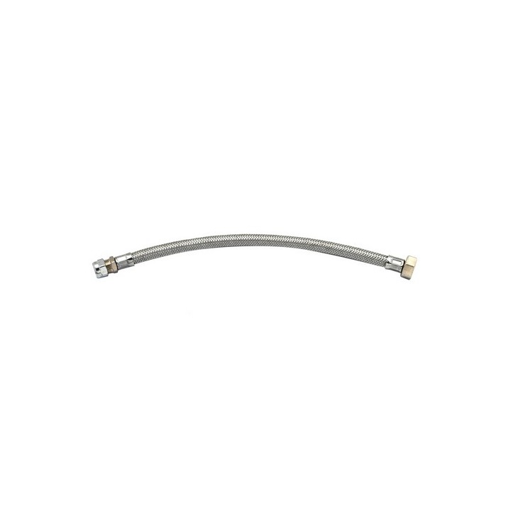 FLESSIBILE INOX DN. 10 CALOTTA + BICONO Calotta F 3/8 cm 35