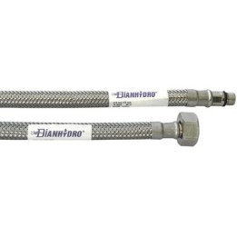 FLESSIBILE INOX PER RUBINETTERIE MONOCOMANDO F 3/8 x M 12 cm. 40