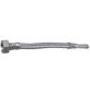 FLESSIBILE INOX PROLUNGATO PER RUBINETTERIE MONOFORO F 1/2 cm. 20 Diam. 10