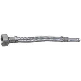 FLESSIBILE INOX PROLUNGATO PER RUBINETTERIE MONOFORO F 1/2 cm. 40 Diam. 10