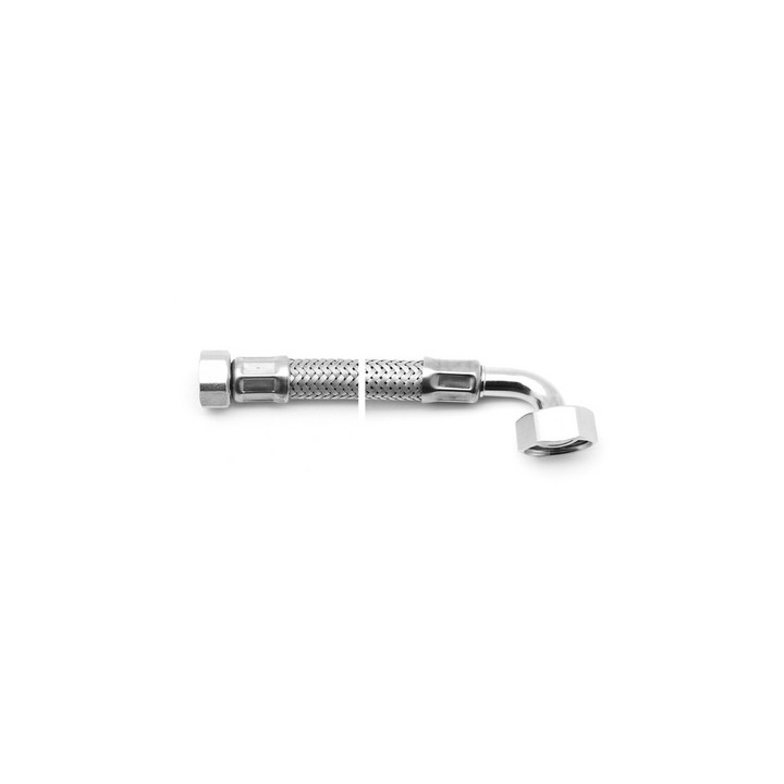 FLESSIBILE PARINOX PER ACQUA CON CURVETTA F1/2" x F1/2" cm 30