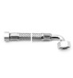 FLESSIBILE PARINOX PER ACQUA CON CURVETTA F1/2" x F1/2" cm 30