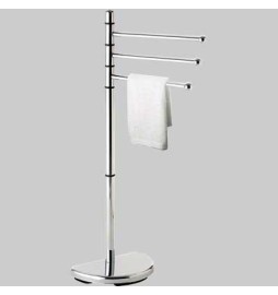 PIANTANA PORTASALVIETTE HIBISCUS - Cromato L.30 X P.36,5 X H.90,5 cm