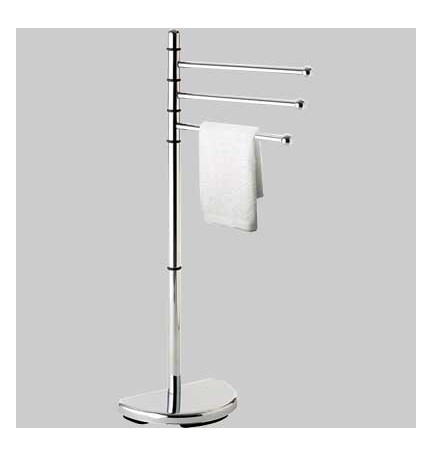 PIANTANA PORTASALVIETTE HIBISCUS - Cromato L.30 X P.36,5 X H.90,5 cm