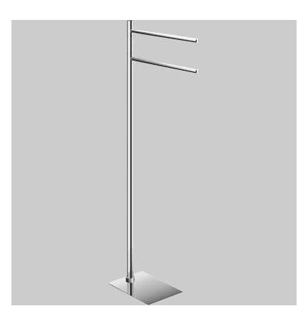 PIANTANA PORTASALVIETTE TRILLY - Cromato L.14 X P.34 X H.83,5 cm