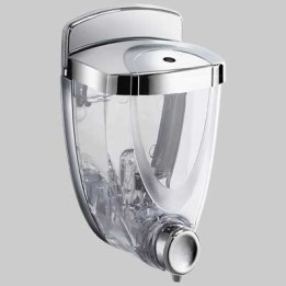DOSATORE SAPONE LIQUIDO PERLA ABS - ml 300 Bianco