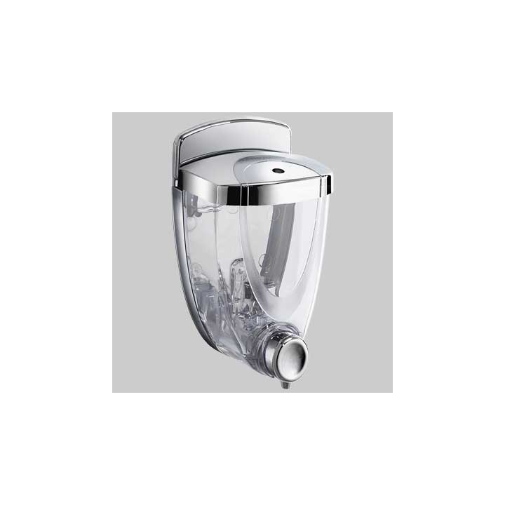 DOSATORE SAPONE LIQUIDO PERLA ABS - ml 300 Cromo