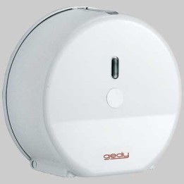 DISTRIBUTORE DI CARTA A ROTOLI MINI - ABS - Bianco
