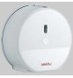 DISTRIBUTORE DI CARTA A ROTOLI MINI - ABS - Bianco