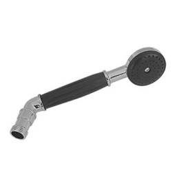 DOCCETTA CON CURVA PER DUPLEX Nera c/particolari cromo